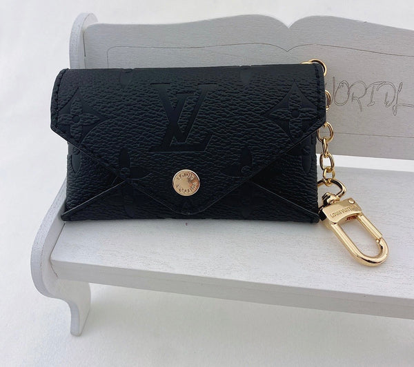 Colorful LV key chain wallets