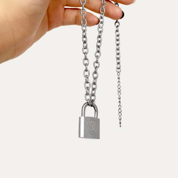 LV lock necklaces